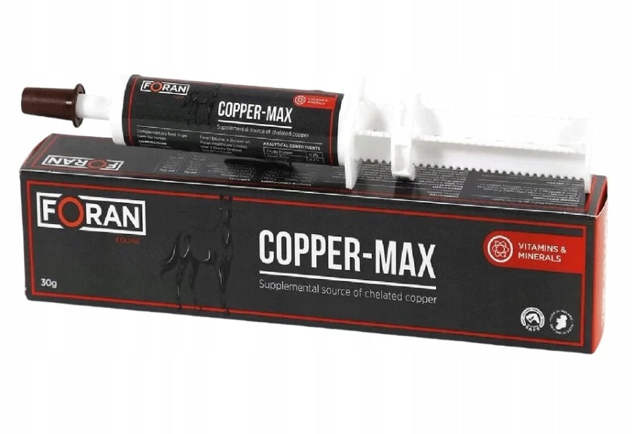 FORAN Copper-Max pasta dla koni w strzykawce 30g - Cavalo